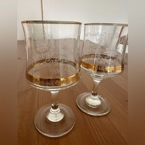 Vintage 1981 wine glass of the Royal Wedding Princess Diana & Prince Charles
Rar